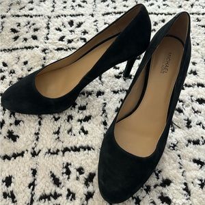 Suede MK heels